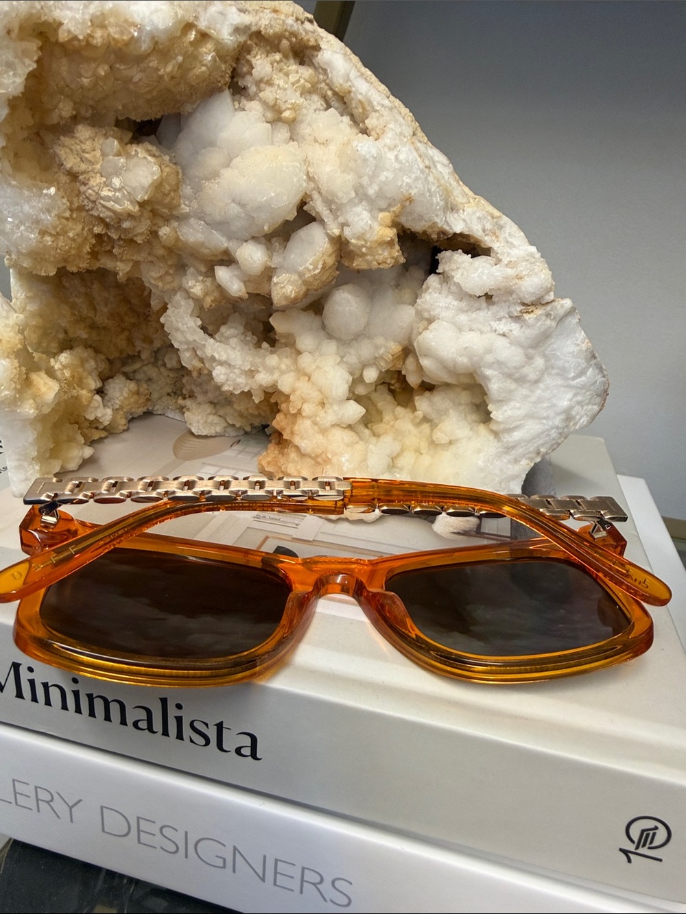 Diff Chance Sunglasses In Orange Acetate - Picture 5 of 11